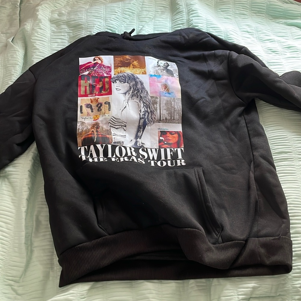 Taylor swift front and back eras tour sweatshirt